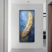1 tấm tranh treo tường trừu tượng, áp phích, tranh treo tường phòng khách, trang trí tường (không có khung) - Nhiều màu - Xem 5
