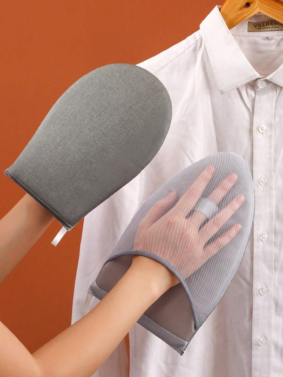 1pc Handheld Mini Ironing Board, Portable Travel Iron Pad - Grey - View 1