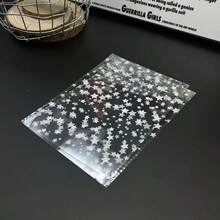 Star Shaped Transparent Resealable Bags - Reusable, Anti-Pollution OPP Plastic Gift Bags With Star Pattern, Suitable For Parties, Events And Crafts, Transparent Heart Design, Event Gift Bags | Heart Pattern Design | Plastic, Christmas, Halloween - Multicolor - View 7