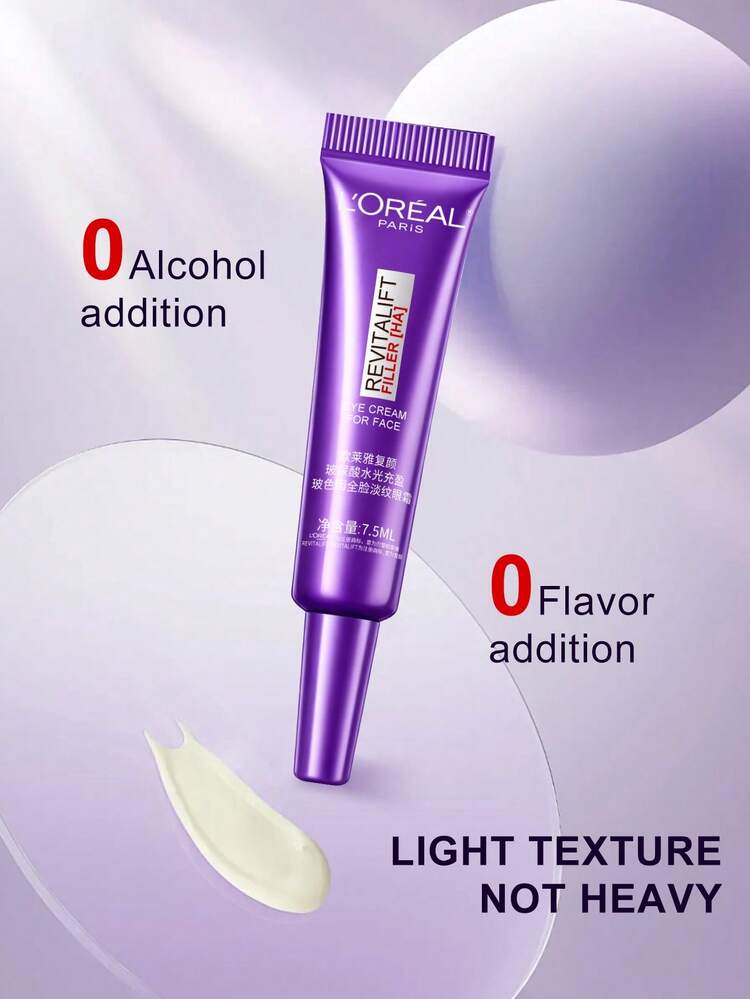 L'Oreal Kem dưỡng mắt Filler [HA] dạng tuýp du lịch cho mặt 7,5ml/0,25oz. - Màu tím - Xem 4