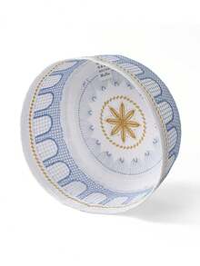 男士复古刺绣节日祈祷帽 - 可调节透气针织帽，适合节日和传统服饰 - 彩色 - 查看 7