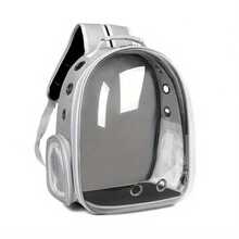 Cat Backpack Carriers, Dog Backpack, Pet Backpack For Small Cats Puppies Dogs Bunny, Airline-Approved Ventilate Transparent Bubble Backpack For Travel And Outdoor - 灰色 - 查看 2