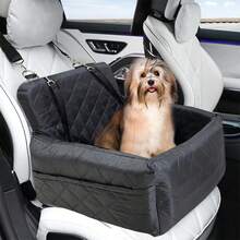 1pc High Quality Foldable Pet Booster Seat Cushion, Waterproof Pet Car Seat Cover, Suitable For Pets Outdoor And In-Car Use, All Season - Multicolor - View 3
