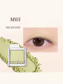 Rom&nd Romand Slide In 單色眼影 M05 MELON DEW，絲滑易暈染粉質，透亮自然妝感，不掉粉持久，便攜式滑蓋盒適合旅行，適合新手日常使用，K-Beauty 韓系彩妝，Olive Young，禮品，1.8g/0.06oz - M05 MELON DEW - 查看 5