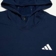 Adidas 男士经典Logo舒适休闲卫衣 JF4926 - 藏蓝色 - 查看 3