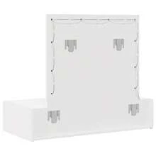 vidaXL Schminktisch Mit Schubladen Weiß 83 X 40 X 70 Cm Holzwerkstoff - Weiss - Übersicht 7
