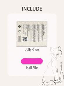 10pcs Y2K Cute Extra Long Coffin Shape Simple Nude & White French Handmade Press On Nails, With Pearl Embellishment, White Bow Decoration; Nail Supplies, Acrylic Nails, Homemade Nails, DIY, Nail Art, Acrylic False Nails; Suitable For Vacation, Birthday, Party, Daily Wear; Includes 1pc Jelly Glue & 1pc Mini File - White - View 5