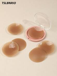 2/4/6pcs Reusable Silicone Nipple Covers, Strapless Invisible Self-Adhesive Breast Petals, Convenient Gift Box, Women Lingerie Accessories To Prevent Nipple Protrusion - Multicolor - View 7