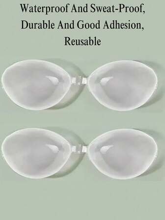 YIYANG 硅胶文胸、婚纱文胸、隐形文胸、无肩带硅胶文胸、可重复使用、乳贴、舒适防水文胸、女士硅胶聚拢文胸罩套、流行款式。女士礼物 | 圣诞礼物、情人节礼物