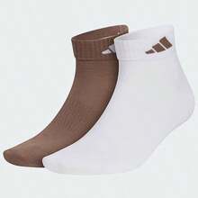 2 Pasang Kaos Kaki Pendek Adidas Sportswear Light, Motif Logo, Antibakteri, Tahan Bau, Unisex - Crew Socks - View 10