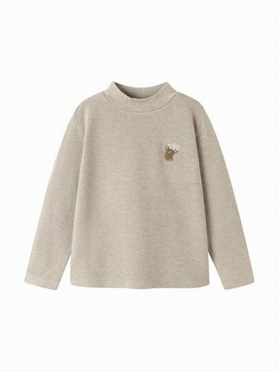 Balabala Áo thun dài tay unisex cho trẻ em, mềm mại và đa năng, bộ sưu tập Thu/Đông 2025.