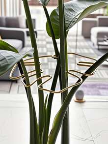 1 PC Anti Lodging Stand, Monstera Stabilizer And Support System - Metal Climbing Plant Trainer With Bamboo Clip Kit, Ideal For Healthy Plant Growth, And Decorative Garden Support, Plant Support Structure | Climbing Plant Support | Metal Stabilizer, Valentine's Day - Multicolor - View 12