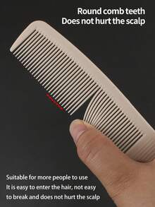 Hairstylist's Thick Family Hair Special Comb For Straight Hair Without Hurting The Scalp, Ponytail, Student Comb, Dormitory Comb - Multicolor - View 10