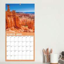 2026 Calendar, National Parks Wall Calendar 2026, Jan. 2026 - Dec. 2026, 12" X 24" (Open), 2026 Wall Calendar 12 Months With Thick Paper