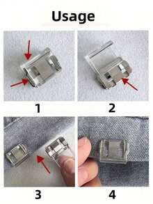 Kẹp gấu quần - Kẹp gấu quần vô hình, Kẹp gấu quần, Không cần khâu kẹp gấu quần để tránh bị kéo, Kẹp dây mũ chống nắng/mũ xô, Kẹp cố định vô hình làm ngắn gấu quần, Chống kéo gấu quần, Khóa cài gấu quần ẩn không cần khâu, Khóa viền gấu quần chống bị kéo - Nhiều màu - Xem 6