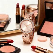 Michael Kors Women's Quartz Watch, Lightweight And Ideal For Daily Wear By Women. Features Precise Timekeeping, A Stainless Steel Case Back, And A Sapphire Crystal Glass. Model MK3366.