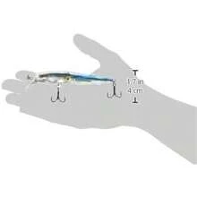 LIVE TARGET Livetarget - Anzuelo de Agua Dulce de Minnow de Vidrio - plateado/azul/verde - Ver 2