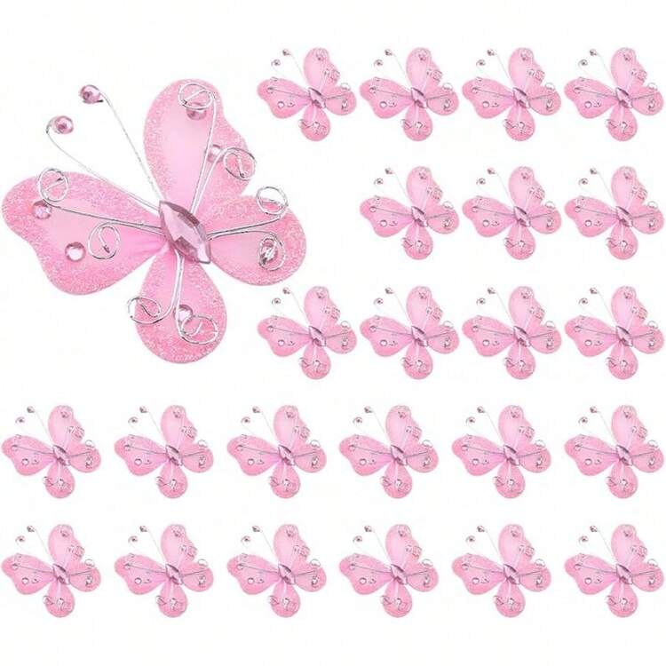 Butterfly Stickers - Rose - View 2