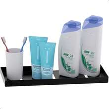 Porta Shampoo De Parede Preto Suporte Para Banheiro SF.Plus