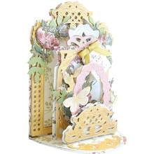 1pc Christmas 3D Folding Greeting Card Silver Gray Metal Die Cutting Mold, Suitable For Scrapbooking Decoration, DIY Scrapbooking Paper Art, Embossing Craft, Handmade Crafts And Card Making, Greeting Card Metal Die Cutting Mold - Silver Gray - View 4