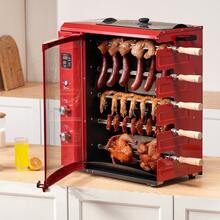 Shawarma Grill Machine, 5 Strings Of Barbecue Capacity, Chicken Shawarma Cooker Machine, Gas & Electric Broiler Gyro Rotisserie Oven Doner Kebab Machine, For Home Restaurant Kitchen Parties - 查看 1