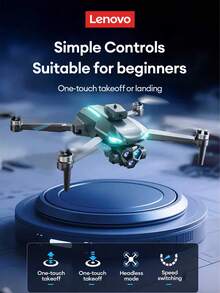 Lenovo Wing Toy Drone Advanced Version, Suitable For Beginners, 4.5" HD Camera, Remote Control, Long Battery Life, 360° Obstacle Avoidance, Wind Resistant, Stable Flight, Great Gift - Black - View 7