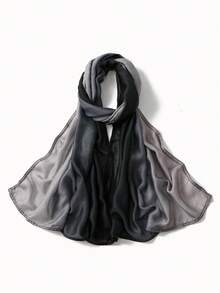 1 件女士粘胶纯色头巾，柔软宽边头巾，多功能防晒披肩，日常使用头带，适合 Abaya 配饰女士面纱 - 寬邊頭巾 - 查看 57