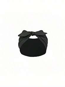 1pcs Women Bow Rabbit Ear Headbands, Boho Style Extra Wide Cute Rabbit Ear Knotted Headbands, Halloween Headpiece, Fall, Women Headwrap, Elastic Solid Bow Hair Accessories, Suitable For Fitness/Yoga/Sports/Outdoor, Solid Color Casual Headbands, All Season Winter Scarf - Nhiều màu - Xem 9