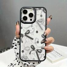 2PCS Minimalist Pearl Butterfly Pattern Phone Case For IPhone 16 Pro Max/15 Pro/14 Plus/13/12/11/7/8 Plus/X/Xr/Xs Max, Shockproof And Durable, Fashionable Design, TPU Protective Cover. FOR-YOUR-BELOVED-PHONE - 1PCS - View 6