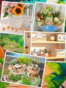 5/10/20 Pcs -Mini Resin Squirrel Miniature Squirrel Figures Tiny Resin Squirrel Mini Forest Animal Figures Garden Accessories Cupcake Topper Decor For Outdoor Landscape Garden Lawn DIY Birthday Craft