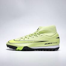 Nike Men's ZM SUPERFLY 10 ACADEMY TF Football/Soccer Shoes, High-Top FQ8331-300 - Green - View 1