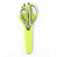 7-In-1 Multifunctional Heavy Duty Kitchen Scissors, Suitable For Food, Detachable Design, Stainless Steel Multifunctional Cooking Food Scissors With Magnetic Stand - Black-1 Pcs - View 2