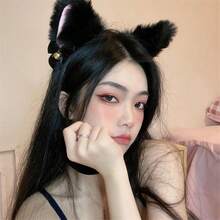 Cute Cat Ears Ladies' Hair Strap Fashionable Plush Bell Role-Playing Exquisite Fox Hair Strap Sexy Hair Strap Girls' Headwear - Multicolor - View 6