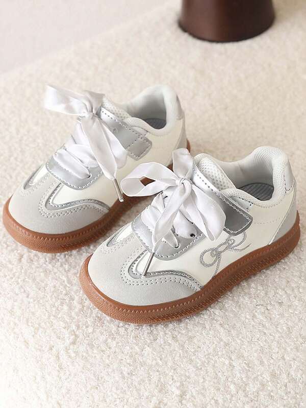 1 Pair Girls' Summer Sports Shoes, Fashionable & Versatile Casual Sneakers For Toddlers & Little Kids
