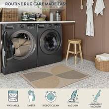 Lahome - Tapete para puerta delantera de arco iris 81 x 121 cm lavable antideslizante antideslizante antideslizante antideslizante ligero para cocina recámara porche - Naturaleza arcoiris bicolor - Ver 5