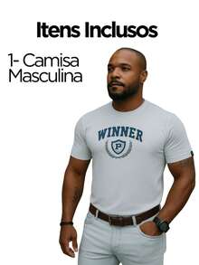 Camisa Camiseta Masculina Basica Manga Curta 100% Algodão Lançamento Premium Estampada PontoBR