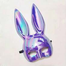 1pc Rabbit Mask, Photo Booth Prop, Bunny Masquerade Mask, Suitable For Parties, Bars, Easter, New Year And Various Occasions - Multicolor - View 13