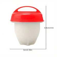 1/2 Pcs Non-Stick Silicone Egg Cooker - Easy Boil And Steam Kitchen Tool For Perfect Egg Cooking