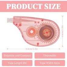 White Correction Tape Correction Tape Easy To Use Instant Correct Wrong Writing At Anytime Writing Supplies For Office And School 12 Packs - 6 - Xem 2