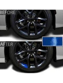 6 件装反光汽车轮毂贴纸，汽车外部装饰，汽车配件，节日礼物，个性化创意汽车轮胎装饰，重新定义您的爱车。 - 彩色 - 查看 9