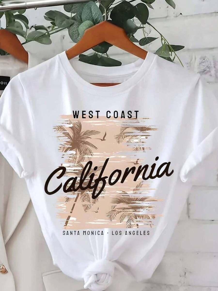 Camiseta 100% algodón elegante de manga corta y cuello redondo para mujer con estampado de caballo y murciélago espeluznante - Top casual suave y ajustado para Halloween, ropa casual, fiestas temáticas - Lavable a máquina, comodidad para todas las estaciones, con diseño gráfico