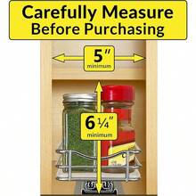 Kitchen Spice TrolleyLynk profesional Tire de especias deslizante organizador de clósetKitchen Spice Trolley - Cromode43pulgadas - Ver 4