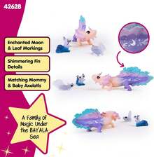 TendenciaSchleich bayala, Juego de 3 Piezas Axolotl Salamandra Juguetes para niñas y niños, Juego Axolotl Discovery con mamá y bebés, a Partir de 5 añosCalidad premium - Set de descubrimiento del ajolote - Ver 3