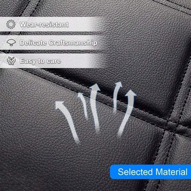 2 PACK Leather Seat Cover Universal Fit Front Seat Covers Waterproof Breathable Seat Covers Car Protector For Most Sedans SUV Pick-Up Truck (Black&Red) - 紅色 - 查看 2