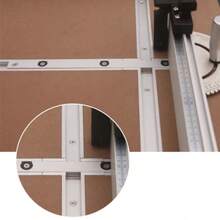 30 Type Woodworking Sliding Groove Guide Rail, Table Saw Cross Connector, Aluminum Alloy Sliding Groove, Universal Push Handle Special Modified Woodworking Workbench Accessories, Electric Circular Saw Inverted Table, Woodworking DIY Accessories