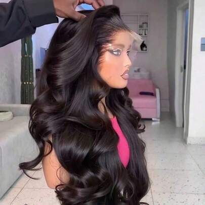 LOOKEYEME 230 Density 13x6 Body Wave Lace Frontal Human Hair Wigs 30 32 Inch 13x4 360 Transparent Lace Front Wig Water Wave Brazilian Human Hair Wigs Curly Wave Style For Women Full Edges Pre-Plucked 4x4 Lace Wig Natural Looking 360 Full Lace Front Body Wave Wigs Human Hair Wear And Go 6x4 5x5 Glueless Wigs Human Hair Pre Plucked Pre Cut 7x5 9x6 Lace Wigs Body Wave Lace Front Wigs 13x4 Glueless Drawstring Wigs Natural Black Color
