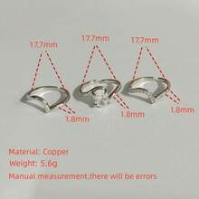 VKHK 3pcs/Set Glamorous Sparkling Cubic Zirconia Decorated Ring Set, Suitable For Women Wedding Wear And Gifts - Diamond Ring Set - View 8