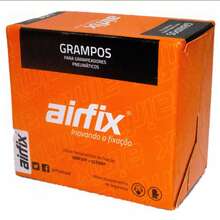 Fixação Industrial Grampos Airfix 14/50 Para Grampeador Pneumático Profissional - Grampo 14/45 - Visão 1