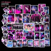 40pcs/Set K-Pop Cartoon Witch Hunter Group Stickers, Waterproof Stickers Suitable For Notebooks, Stationery, Phones, Cups, Etc. NWJNS SK Transparent Waterproof PVC Stickers - Multicolor - View 9