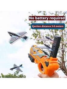 5pcs/Set 2026 New Catapult Airplane Toy - Outdoor Foam Plane Model, Long Distance Launching Toy, Boys Girls Birthday Party Reward Gift, Outdoor Activity Fun Game Set - Children's Day Gift - Multicolor - View 5